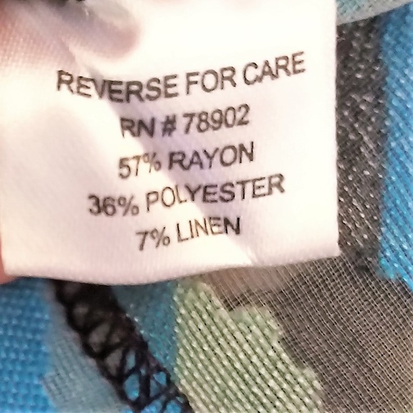 Erin London Burnout Shirt/Jacket Like New 1X - Picture 6 of 6